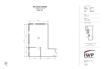 550-560 Ch de Chambly, Longueuil, QC for rent Floor Plan- Image 2 of 2