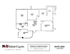 5800 Campus Circle Dr E, Irving, TX for rent Floor Plan- Image 1 of 2