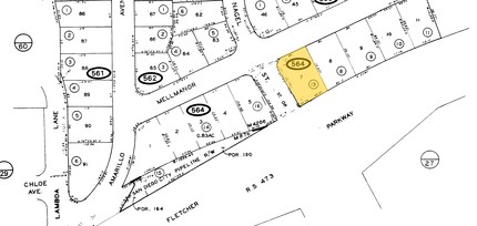 8605 Mellmanor Dr, La Mesa, CA for sale Plat Map- Image 1 of 1