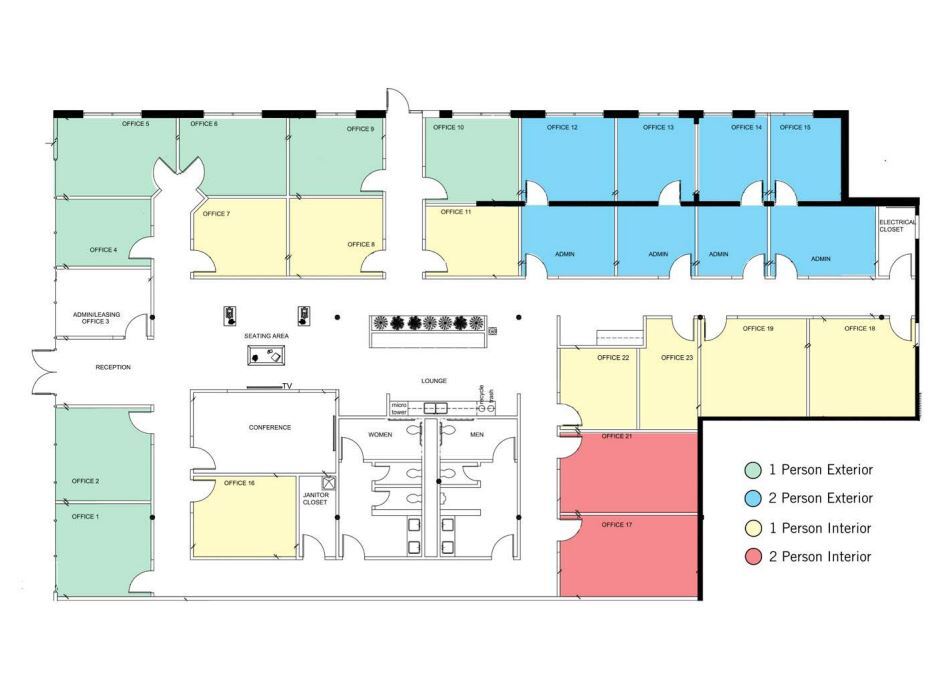 8215 Long Point Rd, Houston, TX for rent Floor Plan- Image 1 of 7