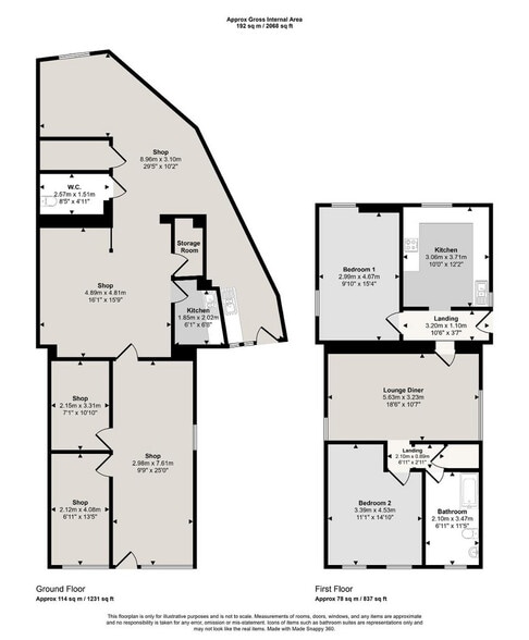13 Sion Ter, Aberdare for sale - Floor Plan - Image 1 of 1
