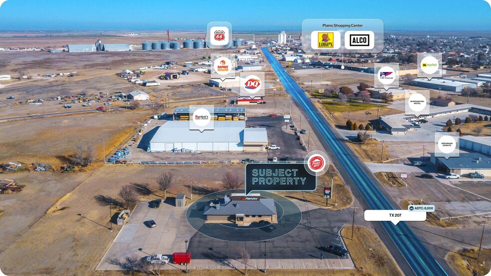 820 S Highway 207, Spearman, TX for sale - Aerial - Image 2 of 2