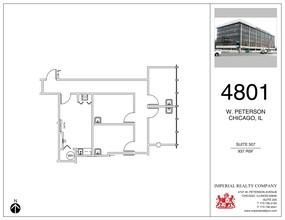 4801 W Peterson Ave, Chicago, IL for rent Site Plan- Image 1 of 1