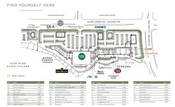 23862-24038 Aliso Creek Rd, Laguna Niguel, CA to rent Site Plan- Image 1 of 1