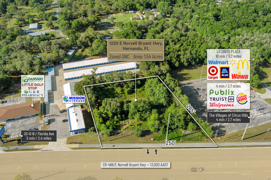 1220 Norvell Bryant hwy, Hernando, FL for sale - Building Photo - Image 1 of 1