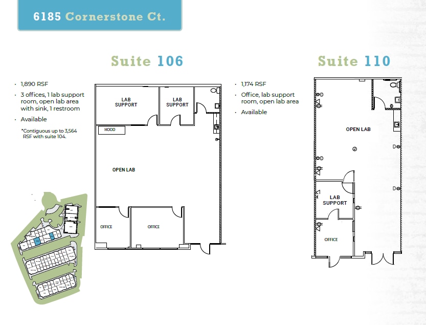 6185 Cornerstone Ct E, San Diego, CA to rent Floor Plan- Image 1 of 1