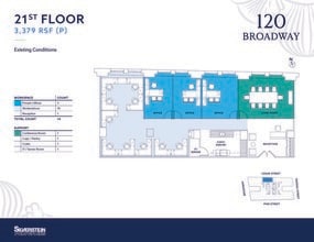 120 Broadway, New York, NY to rent Floor Plan- Image 2 of 3