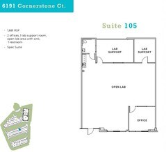 6185 Cornerstone Ct E, San Diego, CA to rent Floor Plan- Image 1 of 1