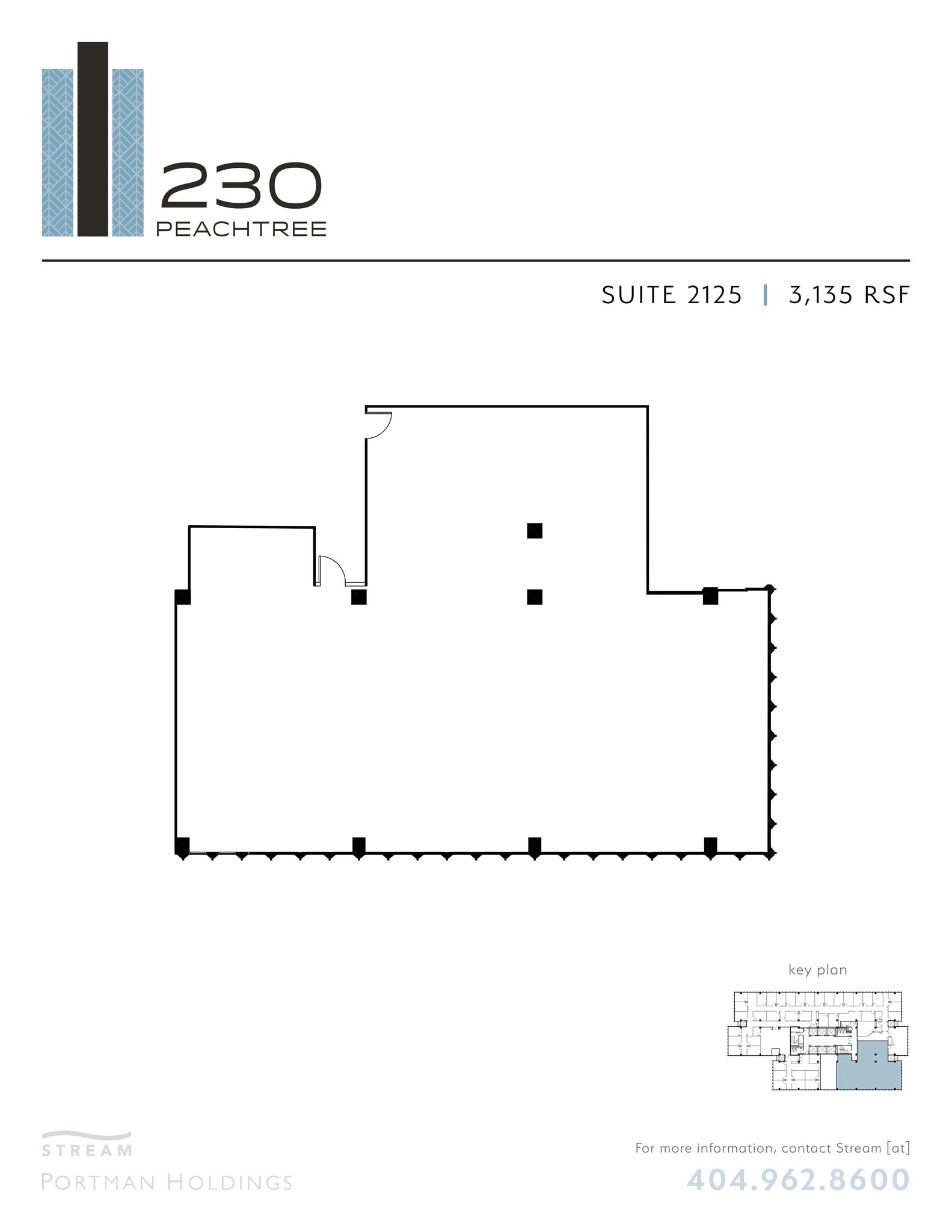 230 Peachtree St NW, Atlanta, GA to rent Site Plan- Image 1 of 1