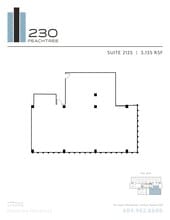 230 Peachtree St NW, Atlanta, GA to rent Site Plan- Image 1 of 1