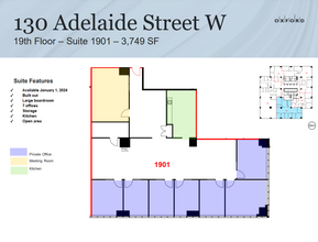 130 Adelaide St W, Toronto, ON for rent Floor Plan- Image 1 of 1