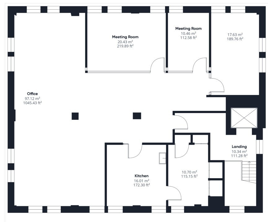 117 High St, Croydon to rent Typical Floor Plan- Image 1 of 3