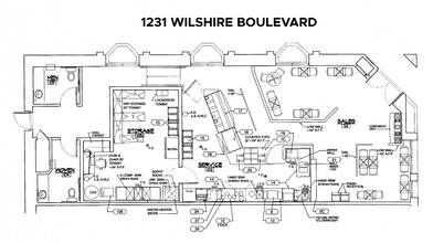 1229-1231 Wilshire Blvd, Santa Monica, CA for rent Floor Plan- Image 2 of 2