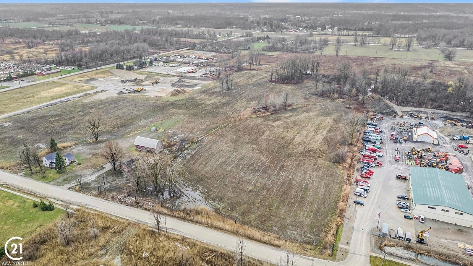 57291 Rosell Rd, Lenox, MI for sale Aerial- Image 1 of 15