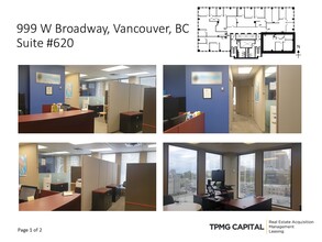 999 W Broadway, Vancouver, BC for rent Interior Photo- Image 1 of 3