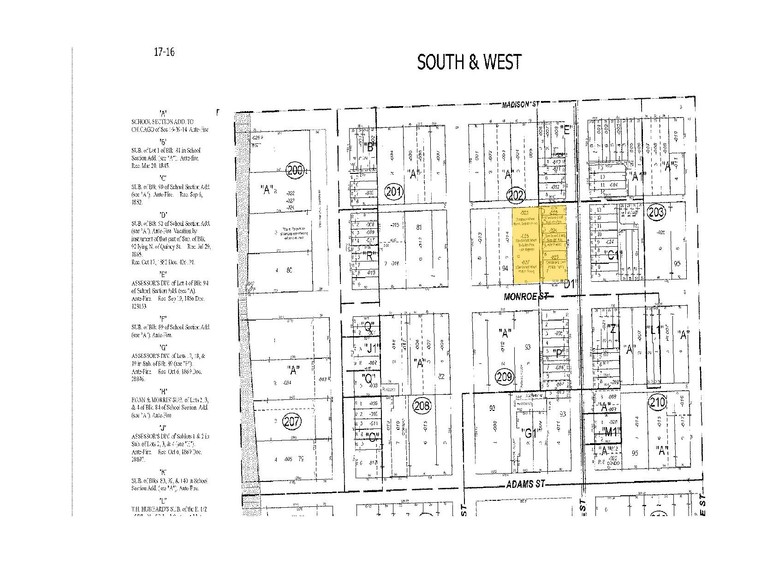 200 W Monroe St, Chicago, IL for rent - Plat Map - Image 2 of 7