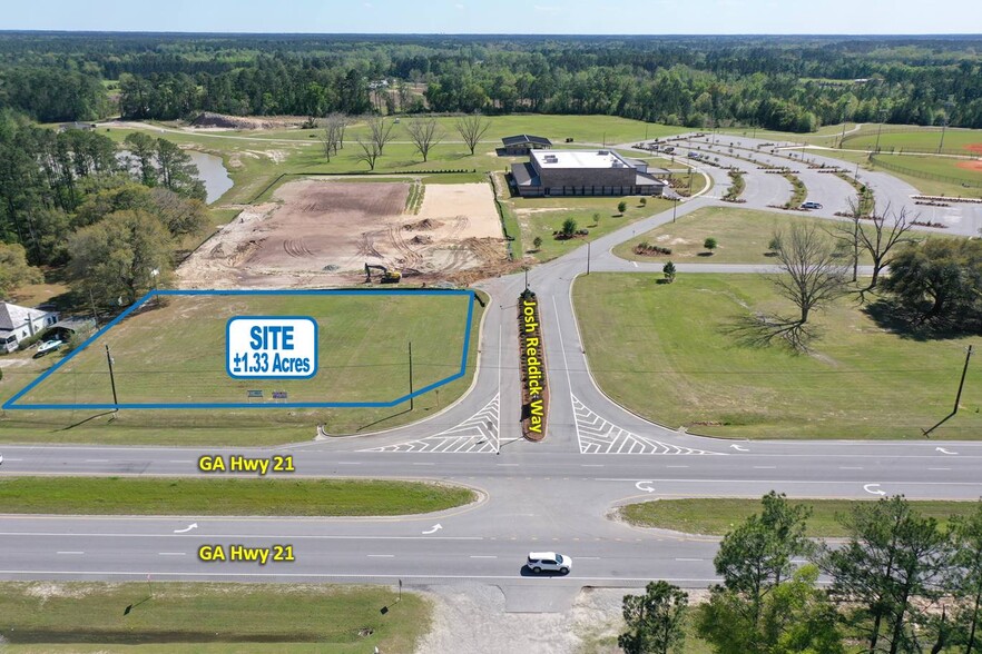 GA Hwy 21 & Josh Reddick Way, Springfield, GA for sale - Primary Photo - Image 1 of 1