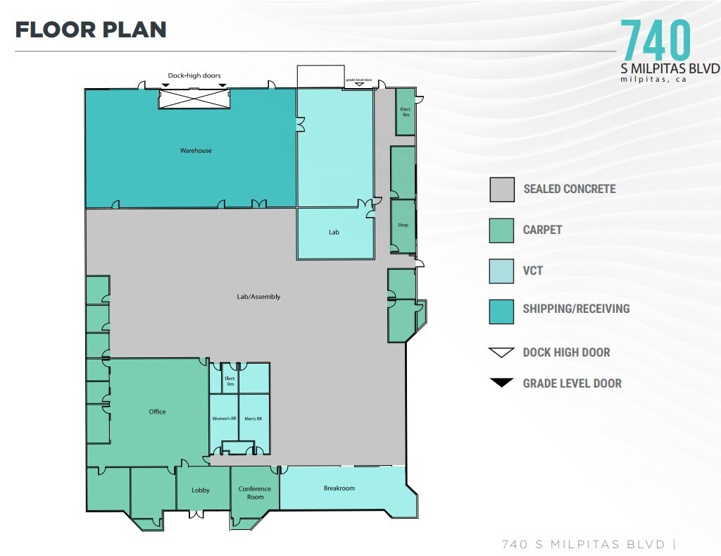 720-740 S Milpitas Blvd, Milpitas, CA to rent Floor Plan- Image 1 of 1