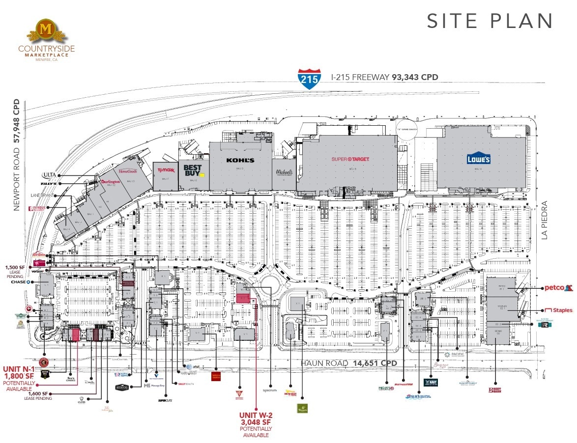 30098-30472 Haun Rd, Menifee, CA to rent Site Plan- Image 1 of 1