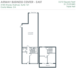 3100 Airway Ave, Costa Mesa, CA for rent Floor Plan- Image 1 of 1