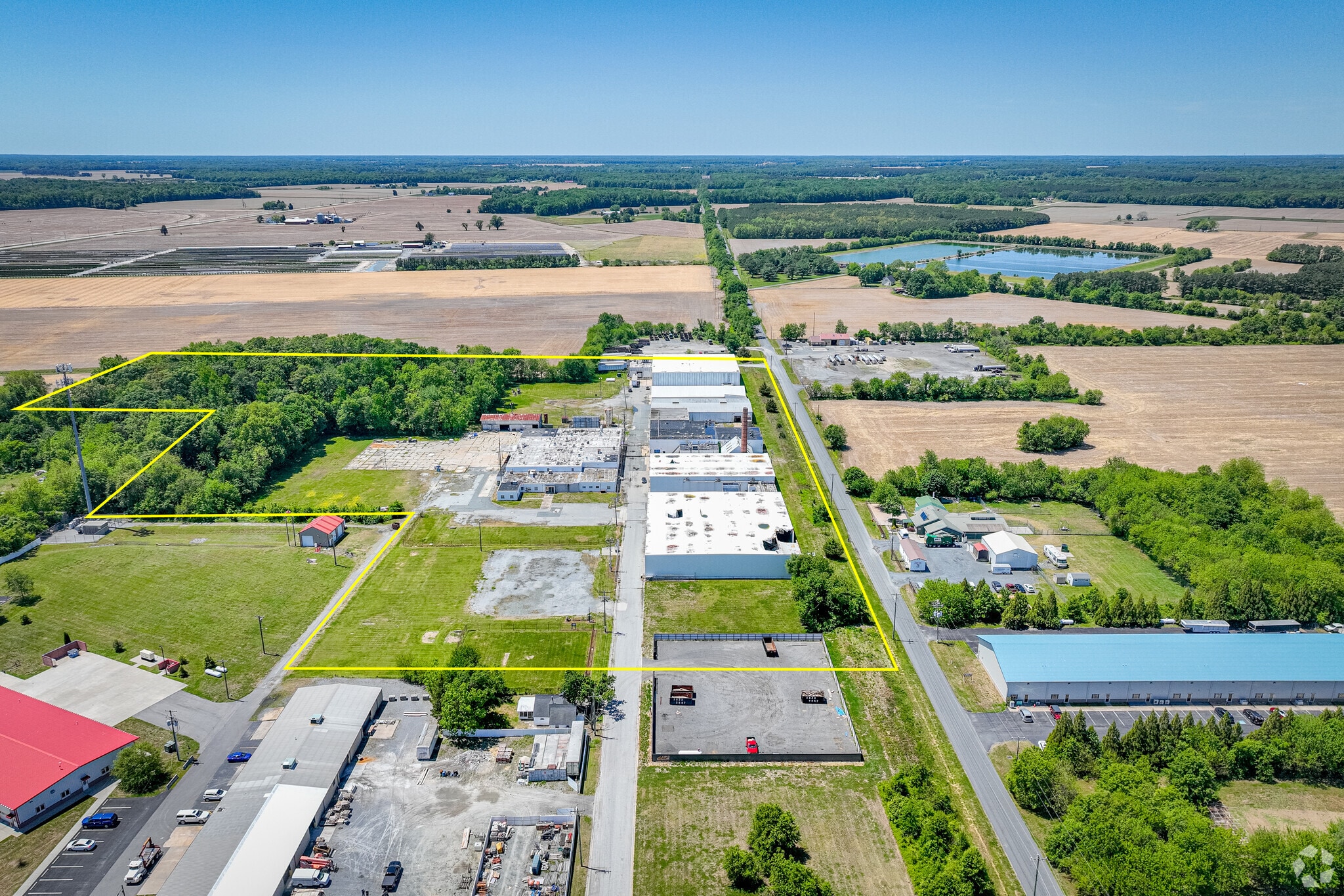 16.13 AC & Existing Buildings w/ Income portfolio of 8 properties for sale on LoopNet.co.uk Aerial- Image 1 of 33