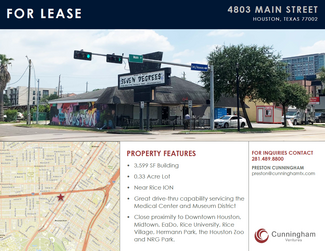 More details for 4803 Main St, Houston, TX - Retail for Rent