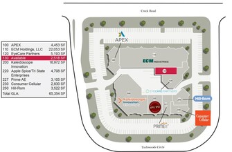 4701 Creek Rd, Blue Ash, OH for rent Site Plan- Image 1 of 4