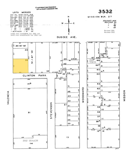 223-231 Valencia St, San Francisco, CA for sale - Plat Map - Image 1 of 1