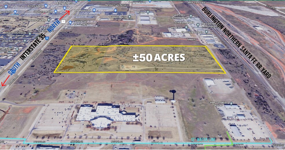 Pole Rd N of NW 27th, Moore, OK for sale - Building Photo - Image 1 of 2