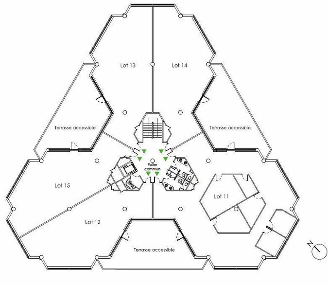 Office in Argenteuil to rent - Floor Plan - Image 2 of 3