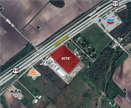 3227 US Highway 59 S, Rosenberg, TX - aerial  map view