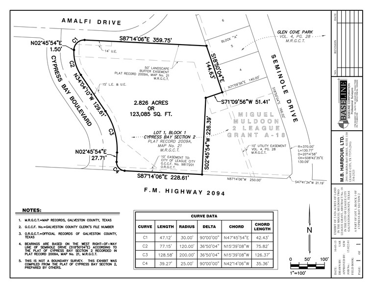 Nec Marina Bay Drive & Cypress Bay Blvd, Kemah, TX for sale - Site Plan - Image 3 of 3