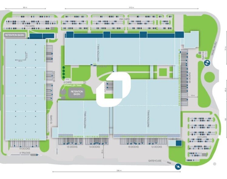 Industrial in Vaulx-Milieu to rent - Site Plan - Image 3 of 3