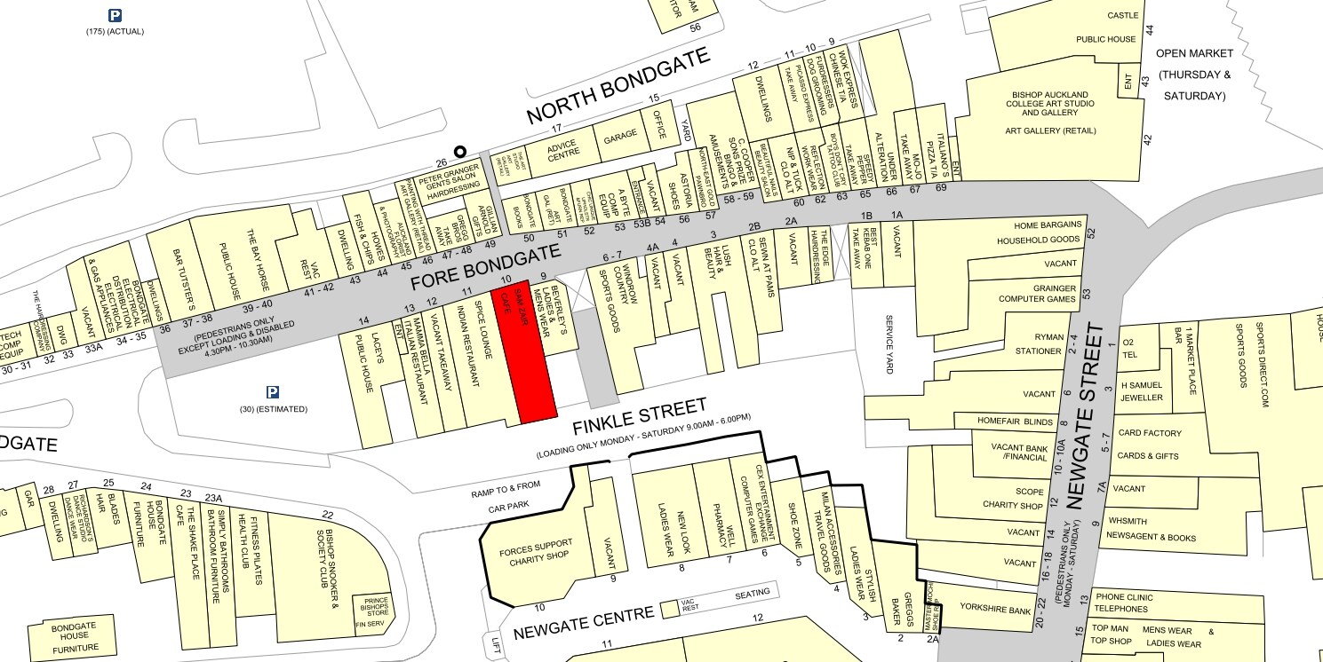 10 Fore Bondgate, Auckland DL14 7PF UK