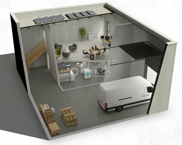 Light Industrial in GRANDCHAMP-DES-FONTAINES to rent - Floor Plan - Image 3 of 7