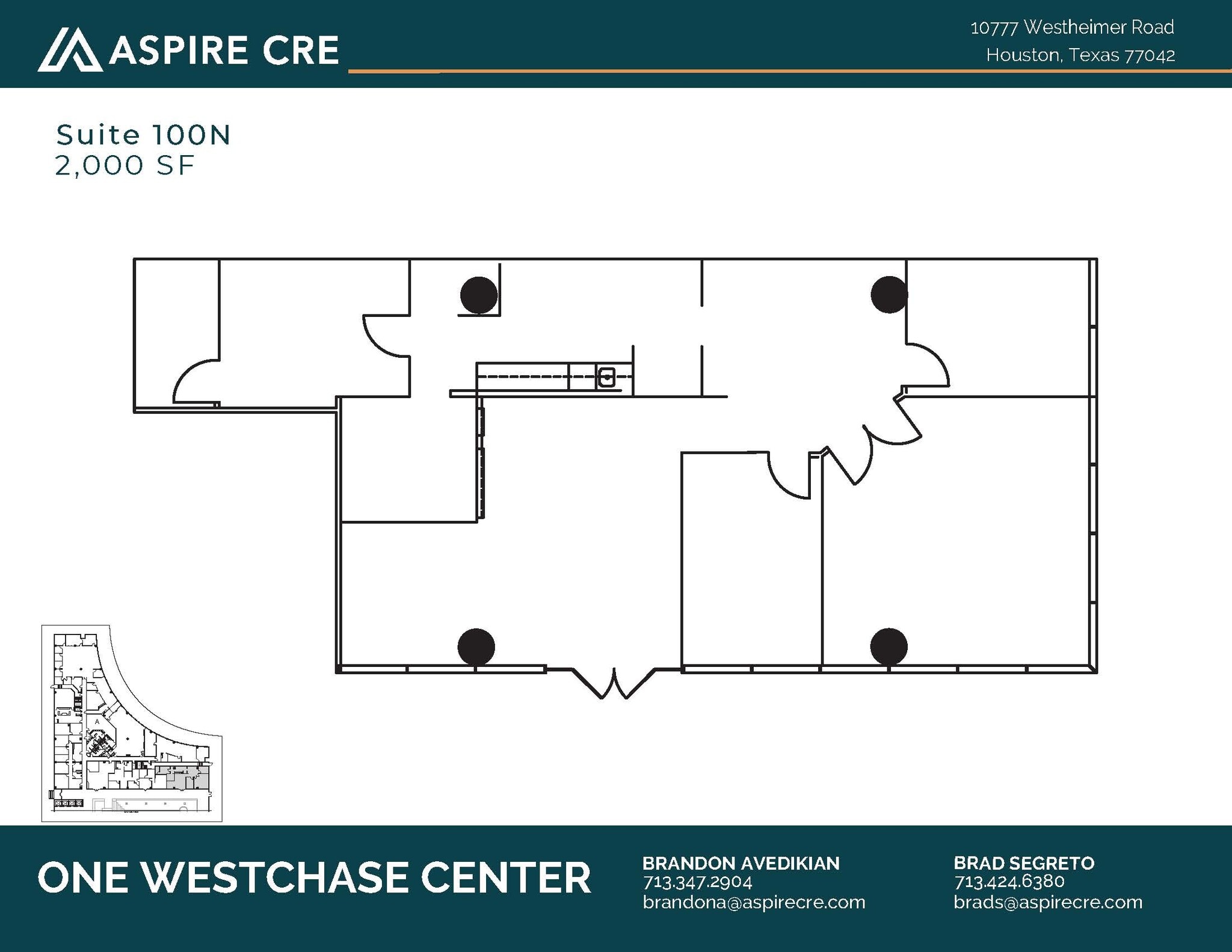 10777 Westheimer Rd, Houston, TX to rent Floor Plan- Image 1 of 1