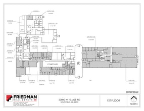 23800 W 10 Mile Rd, Southfield, MI to rent Floor Plan- Image 2 of 2