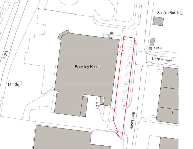 Hunts Rise, Swindon to rent - Site Plan - Image 2 of 2