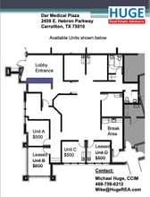 2459 E Hebron Pky, Carrollton, TX for rent Floor Plan- Image 1 of 1