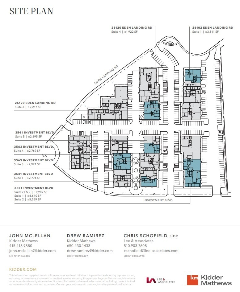3583 Investment Blvd, Hayward, CA to rent Site Plan- Image 1 of 1