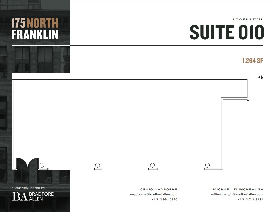 175 N Franklin St, Chicago, IL for rent Floor Plan- Image 1 of 2