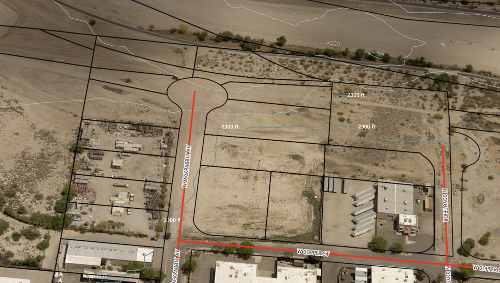 NW Tucson Vacant Industrial, 11 Acres portfolio of 2 properties for sale on LoopNet.co.uk - Aerial - Image 2 of 6