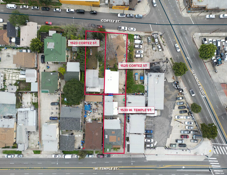 1523,1525 Cortez St & 1530 W Temple St portfolio of 3 properties for sale on LoopNet.co.uk - Aerial - Image 2 of 11