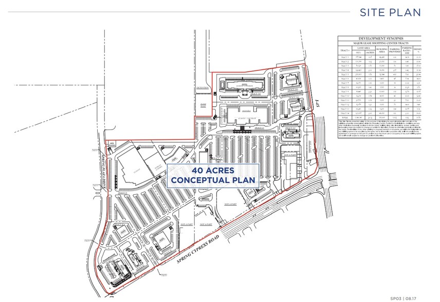 NWC I-45 & Spring Cypress Rd, Spring, TX for rent - Site Plan - Image 3 of 3