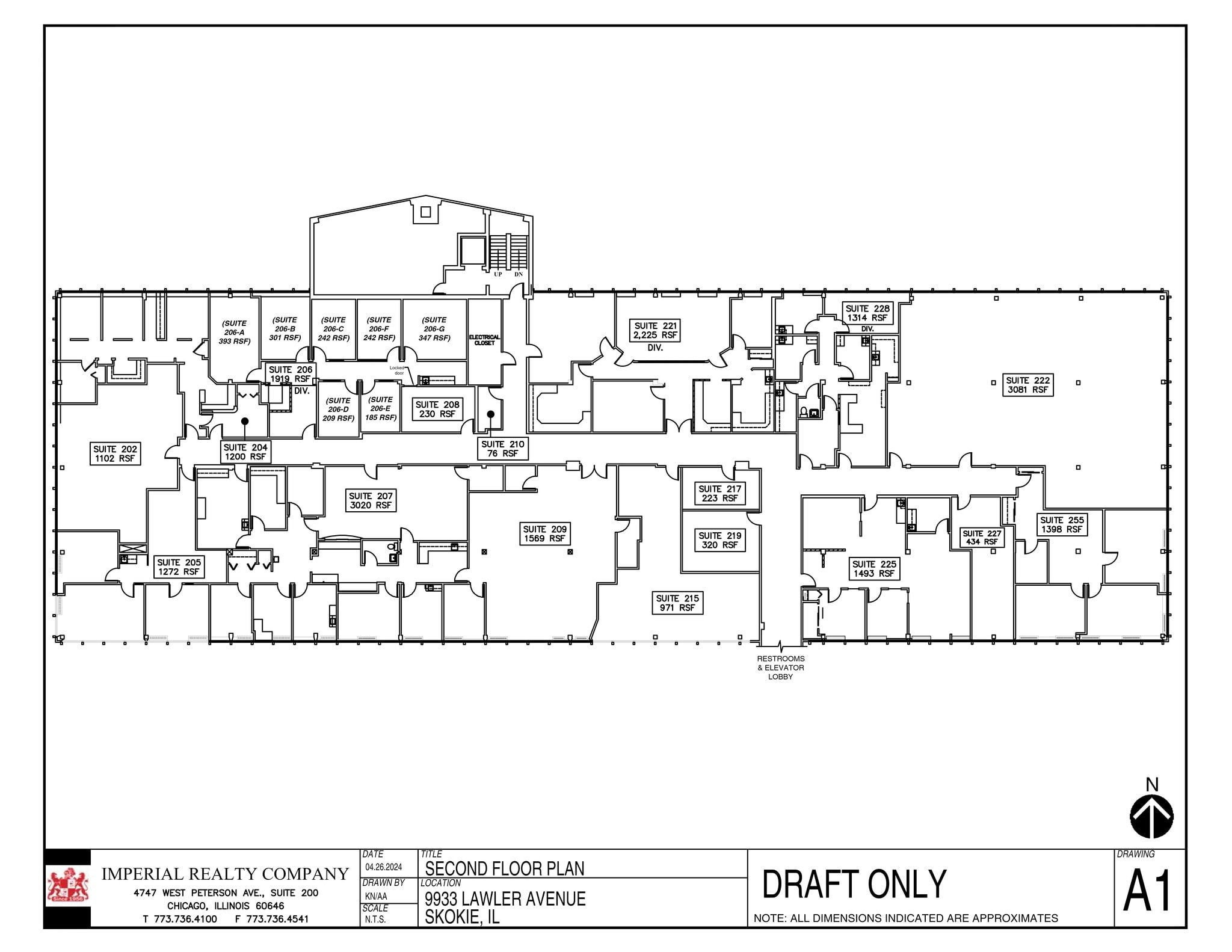 9933 Lawler Ave, Skokie, IL for rent Site Plan- Image 1 of 1