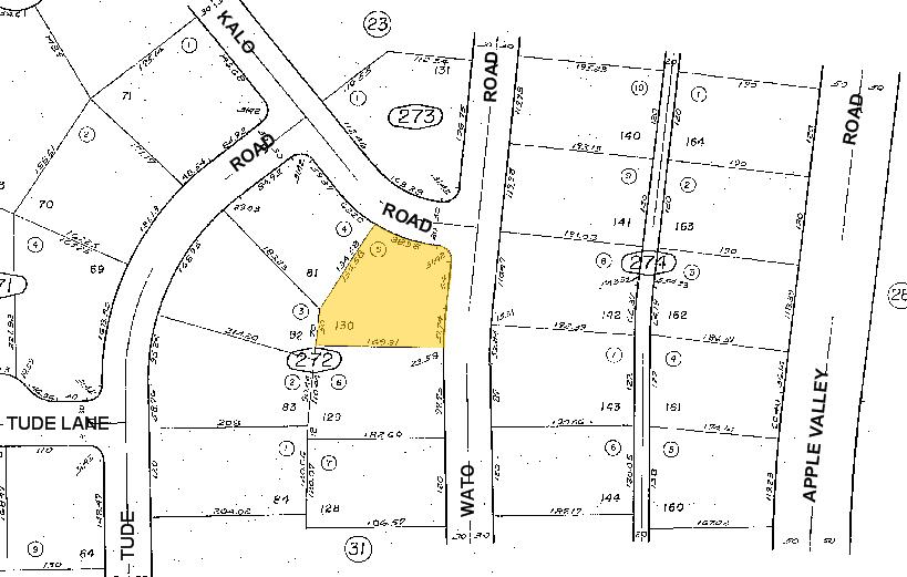 16462 Kalo Rd, Apple Valley, CA for sale - Plat Map - Image 3 of 4