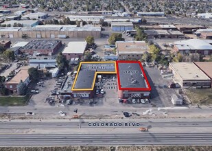 4959 Colorado Blvd, Denver, CO - aerial  map view