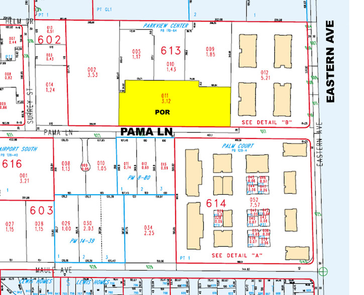 2306 Pama Ln, Las Vegas, NV for rent - Plat Map - Image 2 of 20