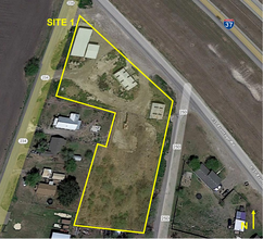 San Patricio County Co-Op, Edroy, TX - aerial  map view