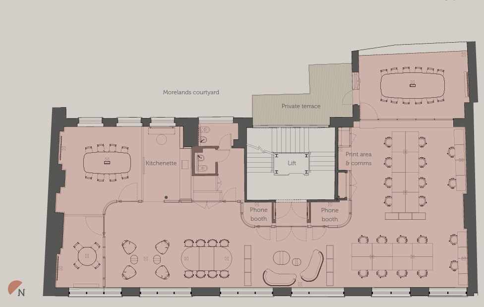 80 Goswell Rd, London to rent Floor Plan- Image 1 of 5